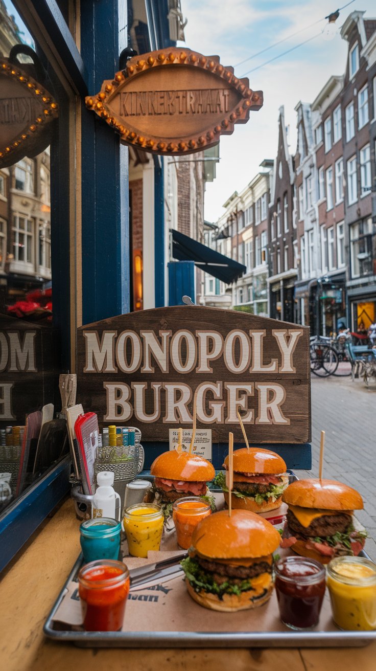 Homemade Sauces at Monopoly Burger