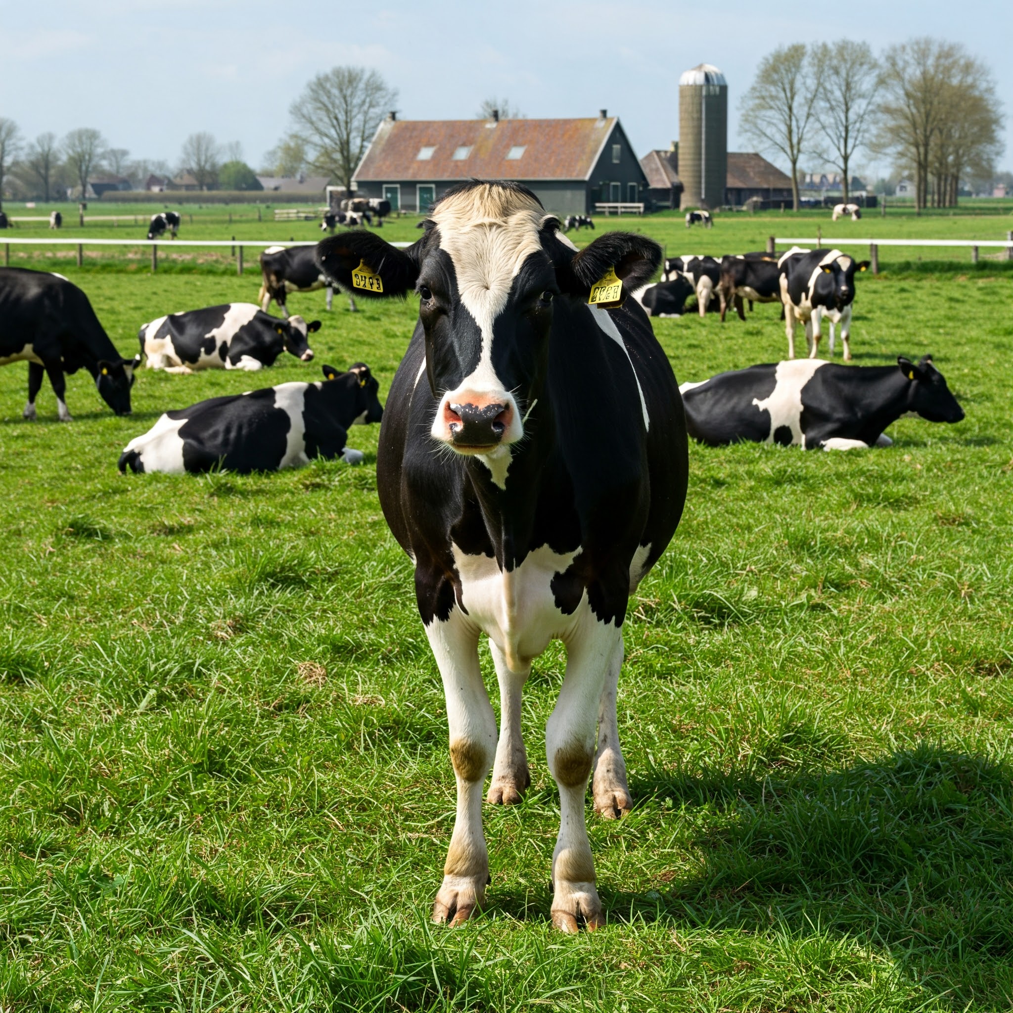 Dutch cattle and burger